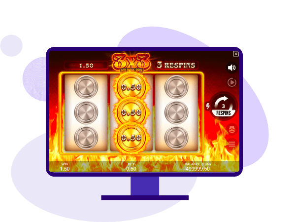 3x3 hold the spin slot demo