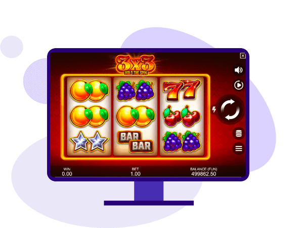 3x3 hold the spin slot free