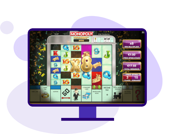 monopoly megaways slot free