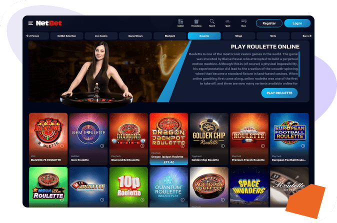 netbet live dealer casino features