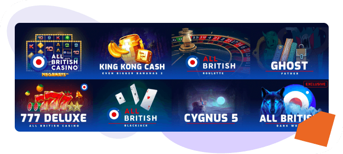 all british casino slots