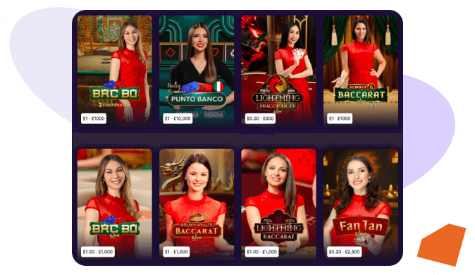 Grosvenor Live Baccarat