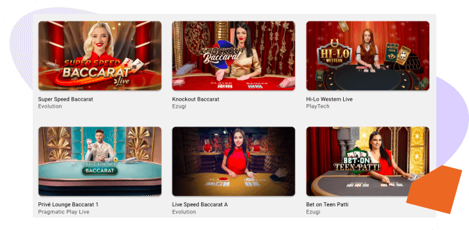 LeoVegas Live Baccarat