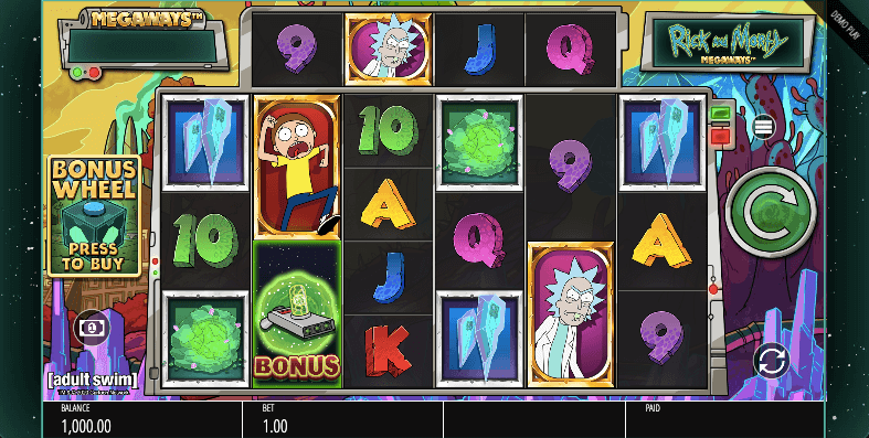 Rick and Morty Megaways Demo