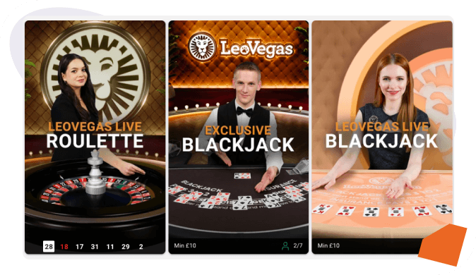 leovegas best live games